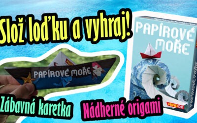 Vyhrajte Papírové moře! 😍🌊 Složte si papírovou loďku a získejte karetní hru